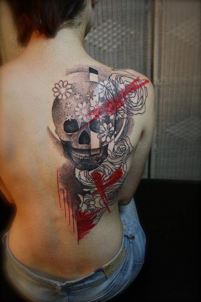 tatouage japonais omoplate
