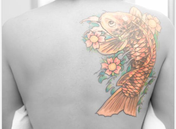 tatouage japonais omoplate