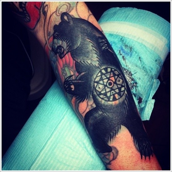 Tatouage japonais ours