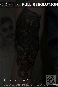 tatouage japonais ours