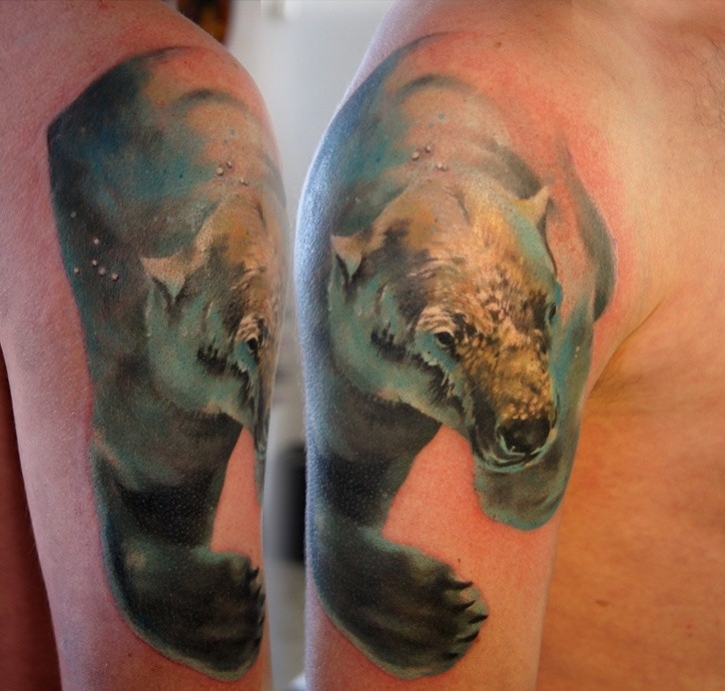 tatouage japonais ours