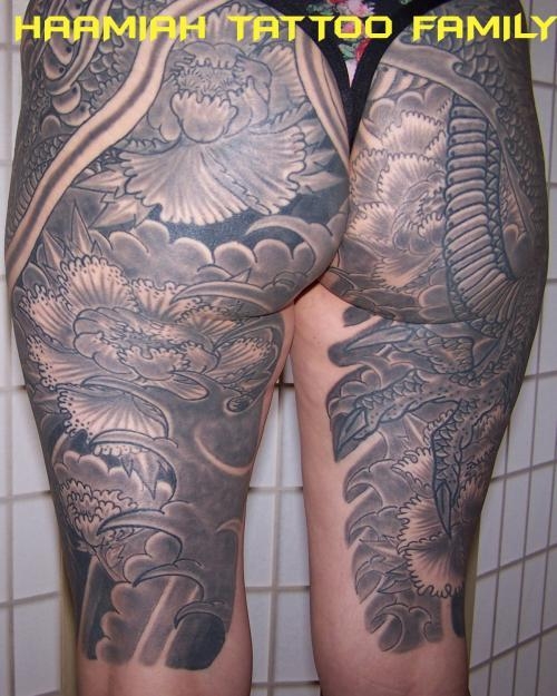 tatouage japonais ours