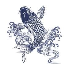 tatouage japonais poisson