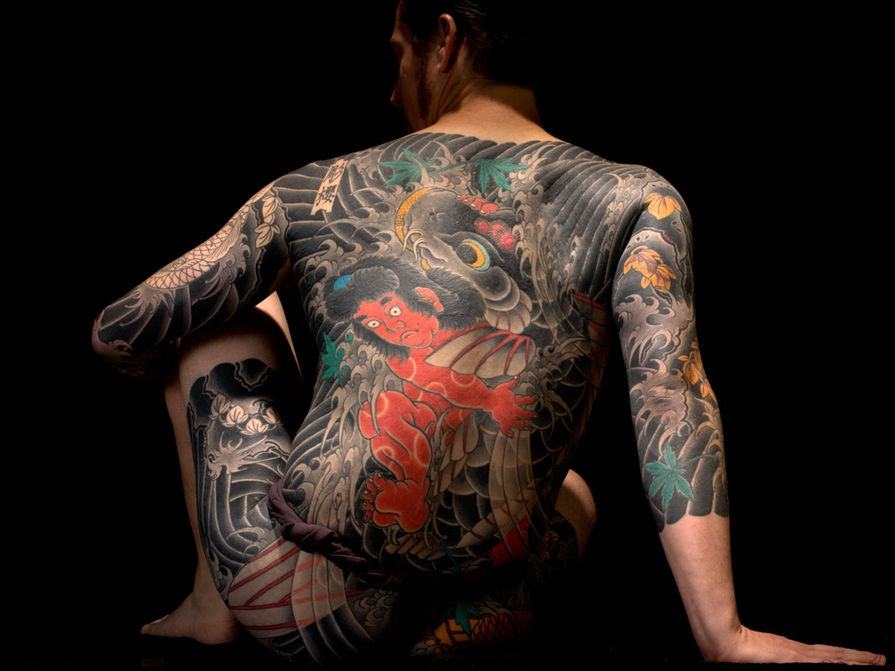 tatouage japonais rond