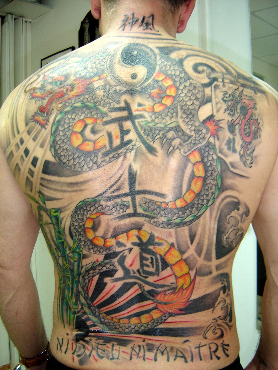 tatouage japonais rond