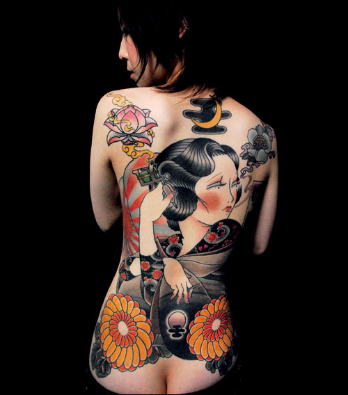 Tatouage japonais sur paris