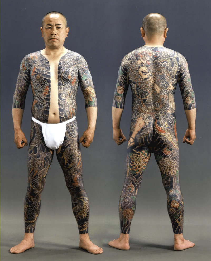 tatouage japonais torse