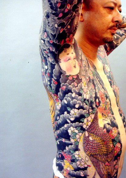 tatouage japonais torse