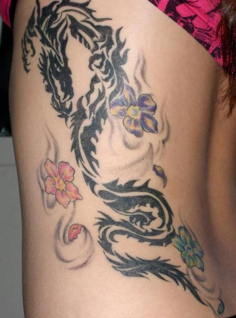 tatouage japonais tribal