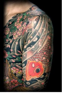 tatouage japonais vent