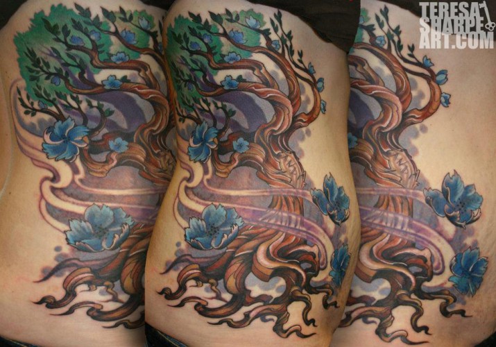 tatouage japonais vent