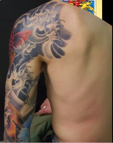 tatouage japonais vent