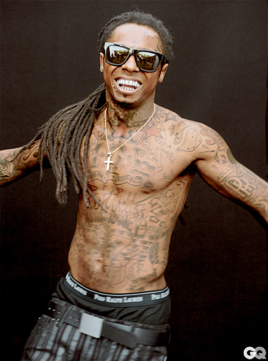 tatouage lil wayne ventre