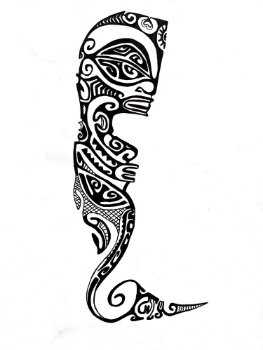 tatouage marquisien animaux