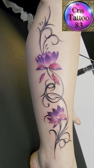 tatouage mollet pour femme