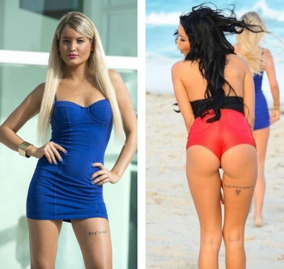 tatouage nabila anges cuisse