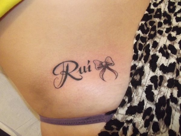tatouage noeud avec prenom