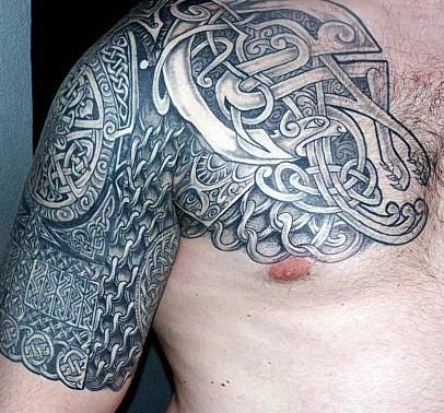 tatouage noeud celtique tribal