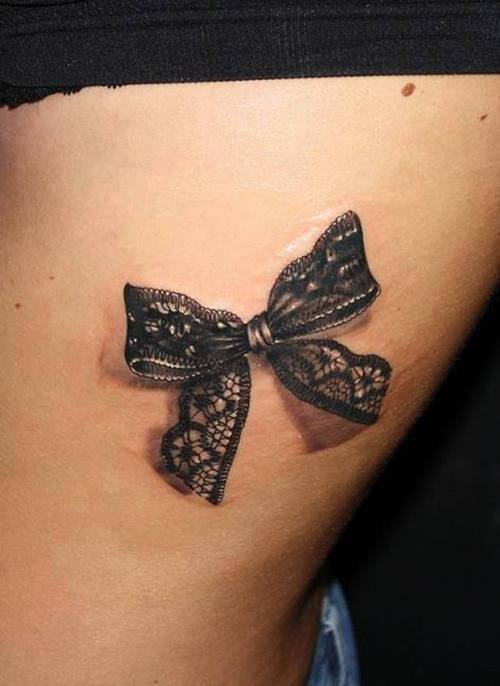 Tatouage noeud dentelle