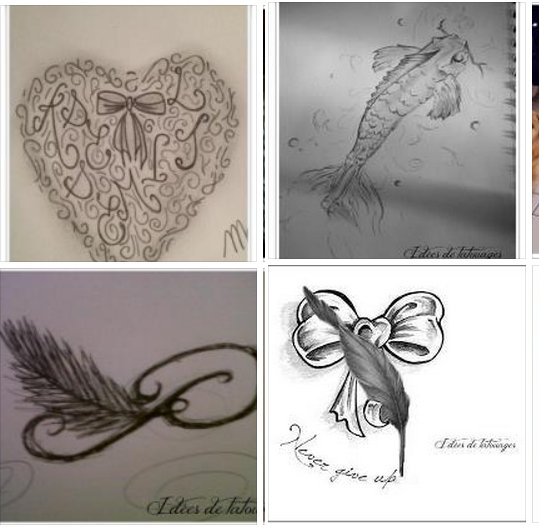 tatouage noeud et plume