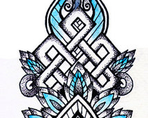 tatouage noeud eternel