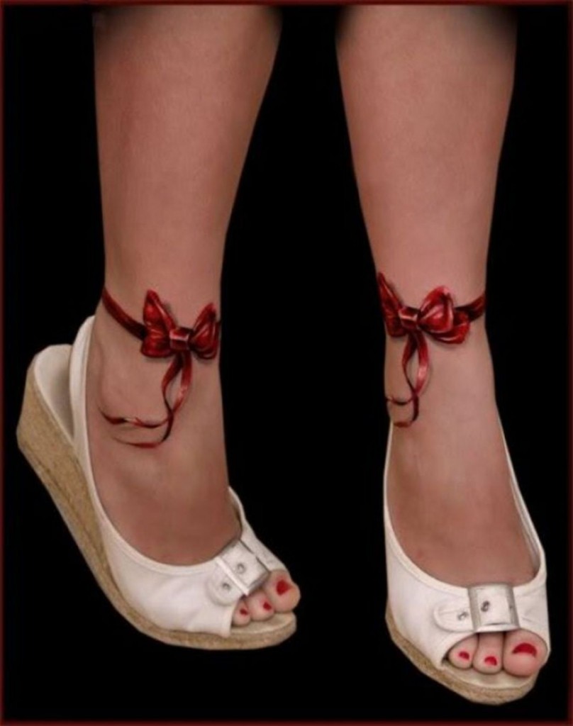 tatouage noeud pied