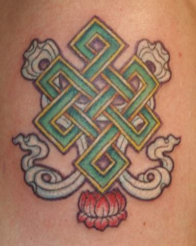 tatouage noeud sans fin