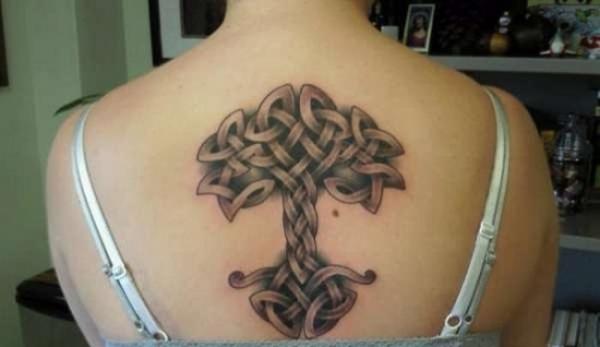 tatouage noeud sans fin bouddhiste