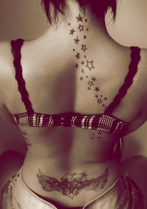 tatouage nuque dos homme