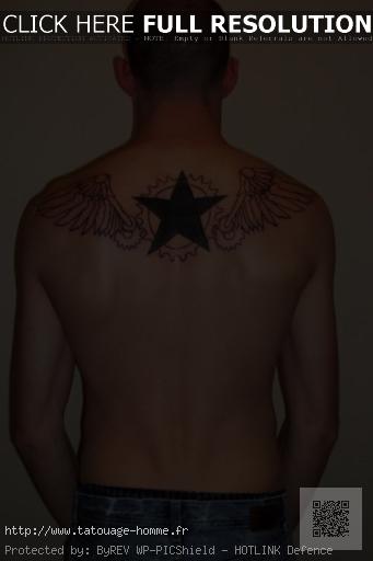tatouage nuque dos homme