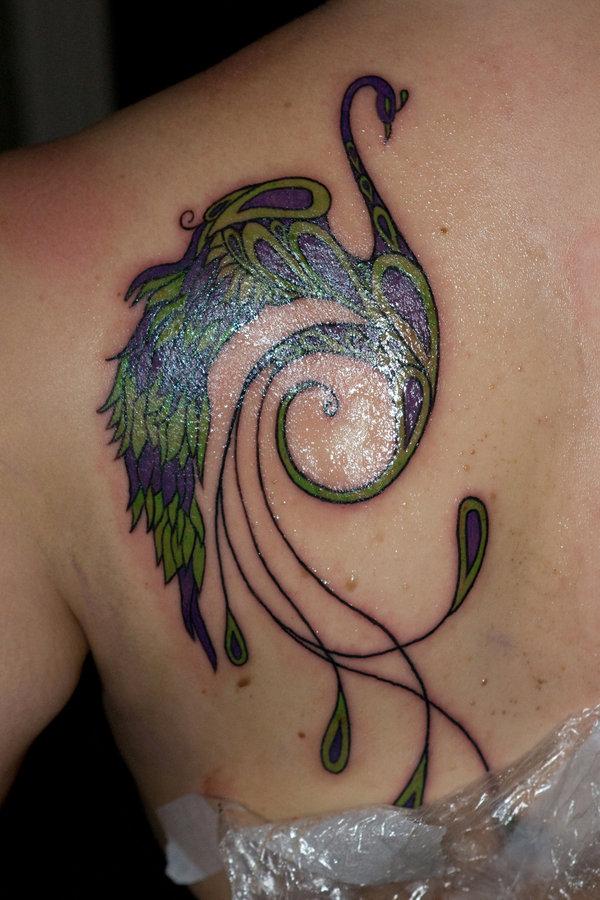 tatouage oiseau celtique