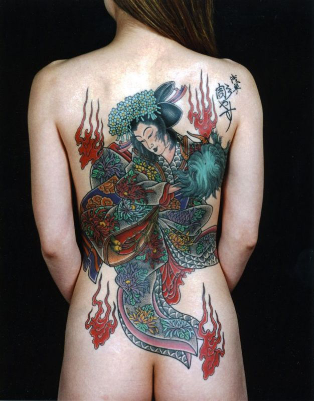 tatouage oiseau japonais