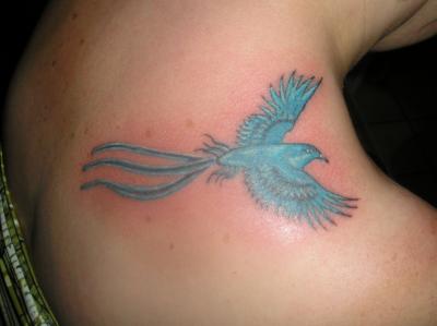 tatouage oiseau lyre