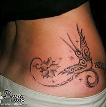 tatouage oiseau lyre
