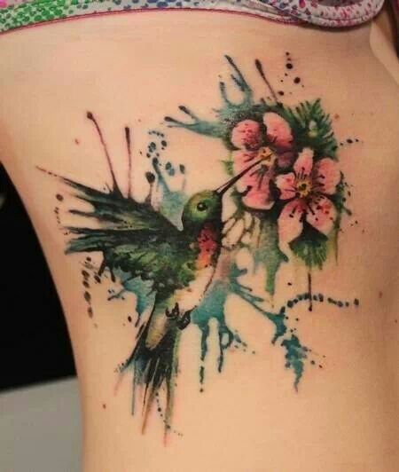 tatouage oiseau mouche