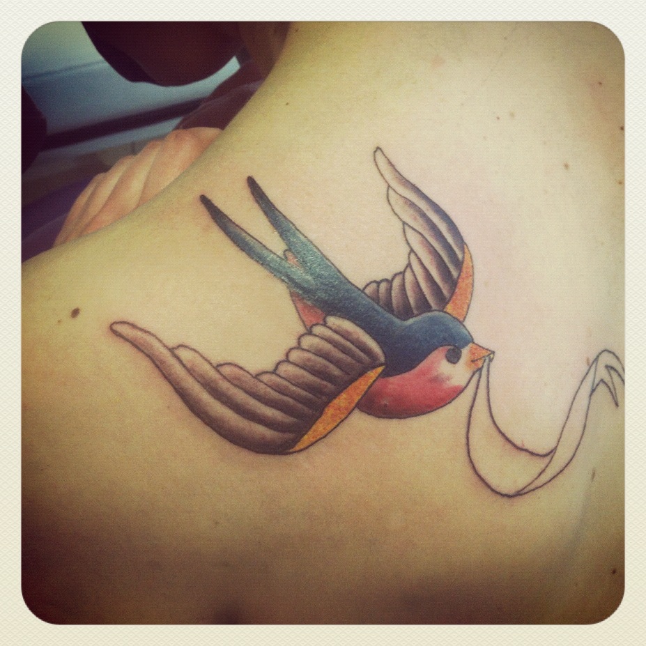 tatouage oiseau old school