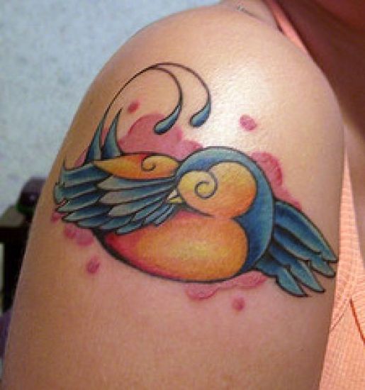 tatouage oiseau old school