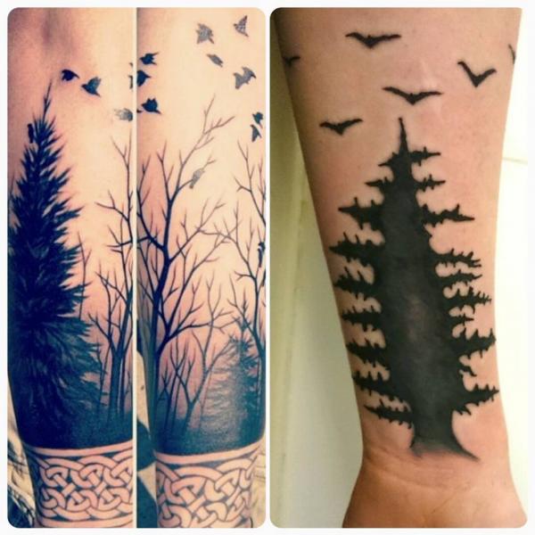 tatouage oiseau raté