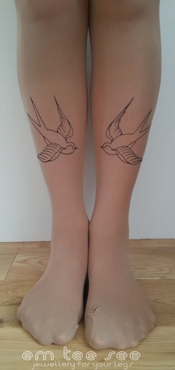 tatouage oiseau rockabilly