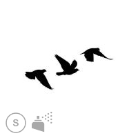 tatouage oiseau temporaire