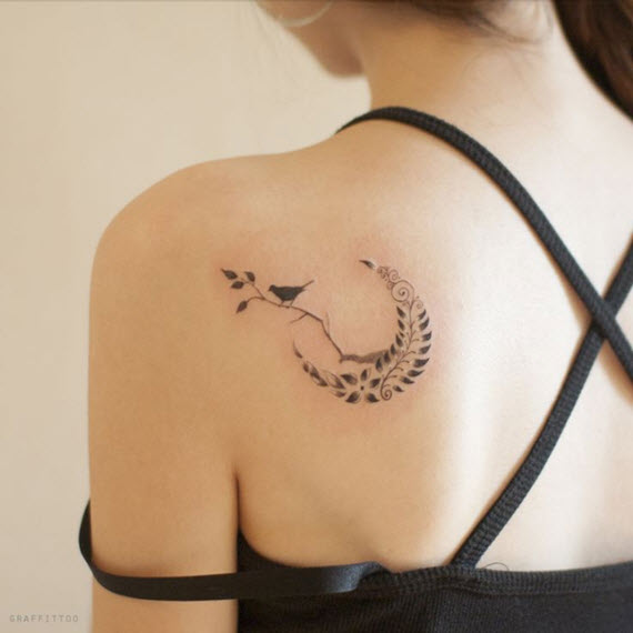tatouage oiseau vol