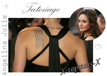 tatouage omoplate angelina jolie