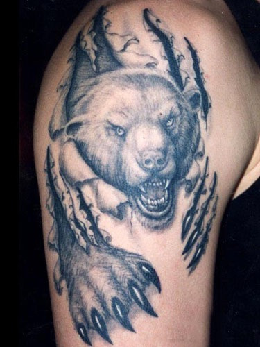 tatouage ours celtique