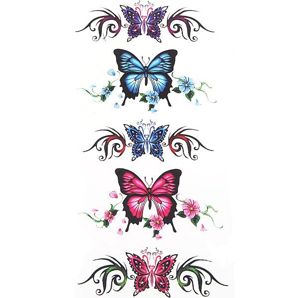 tatouage papillon gothique