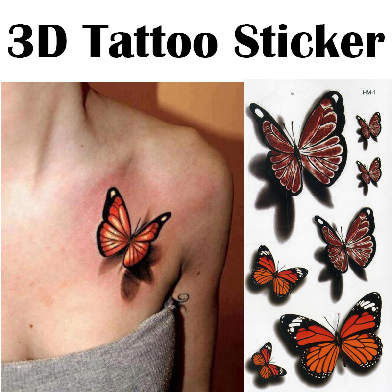 tatouage papillon gothique