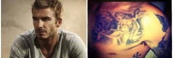 tatouage pectoraux beckham