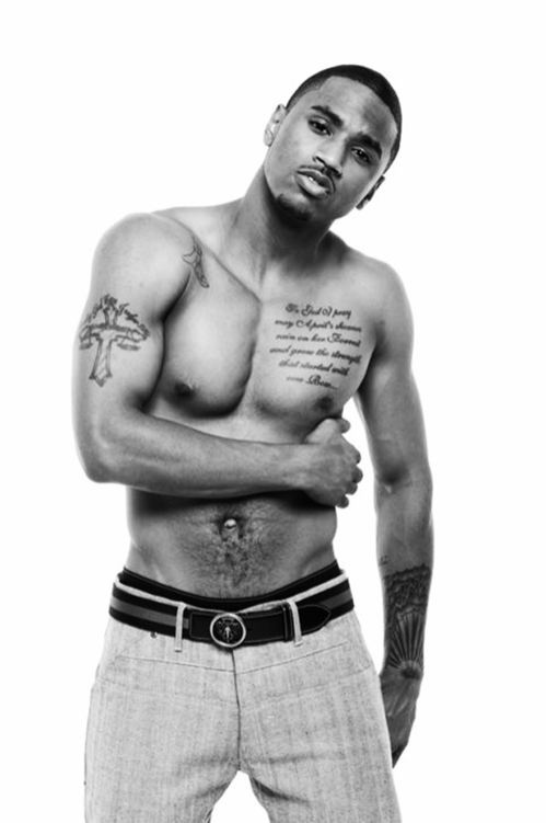 tatouage pectoraux trey songz