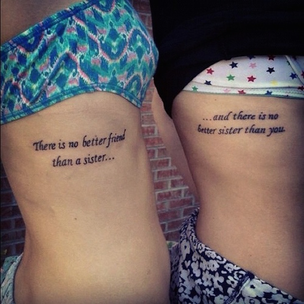 tatouage phrase courte famille