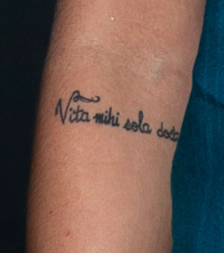 tatouage phrase d'amour en italien