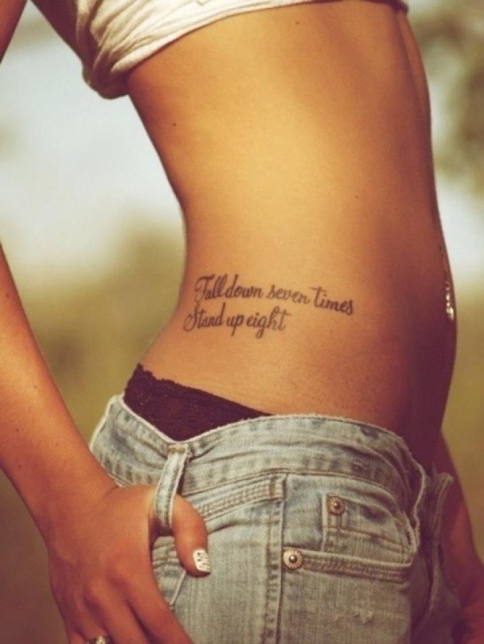 tatouage phrase espagnol femme